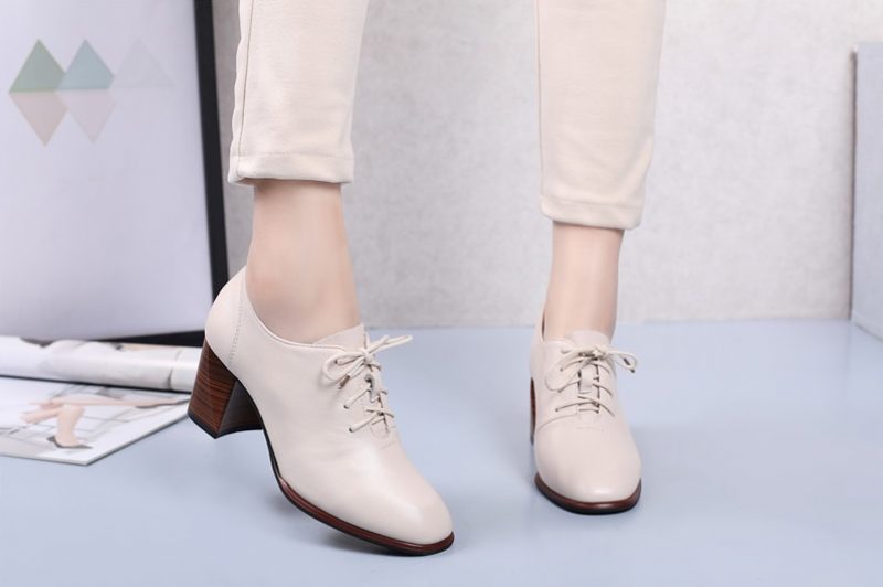 Fedora Pumps-sko Til Kvinder - Hvid