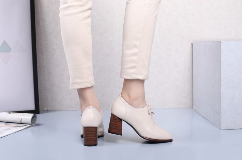 Fedora Pumps-sko Til Kvinder - Hvid