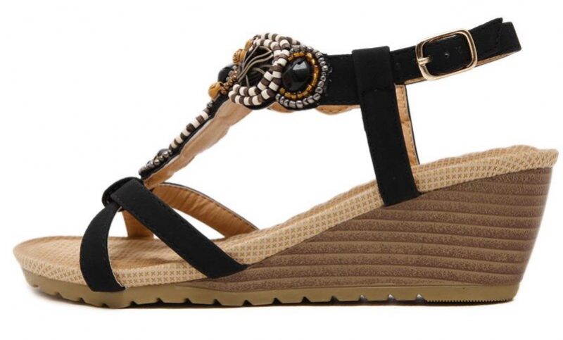 Felipa Sommer Wedge Sandal Til Kvinder - Beige