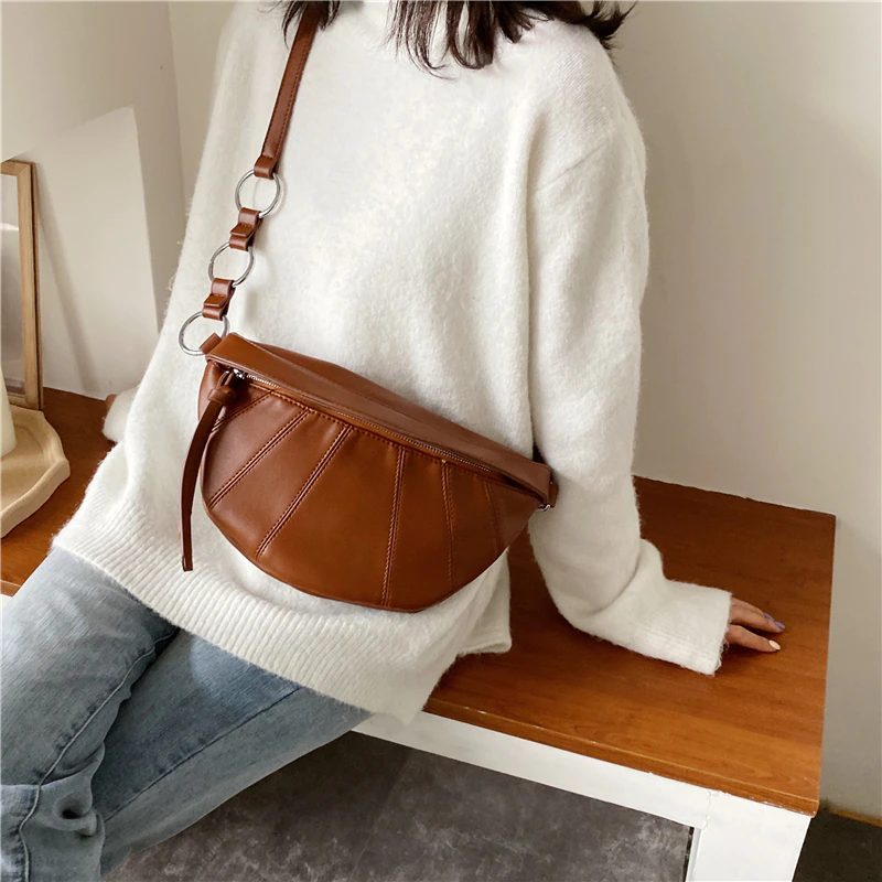 Felipe Crossbody-håndtaske I Læder Til Kvinder - Kaffe