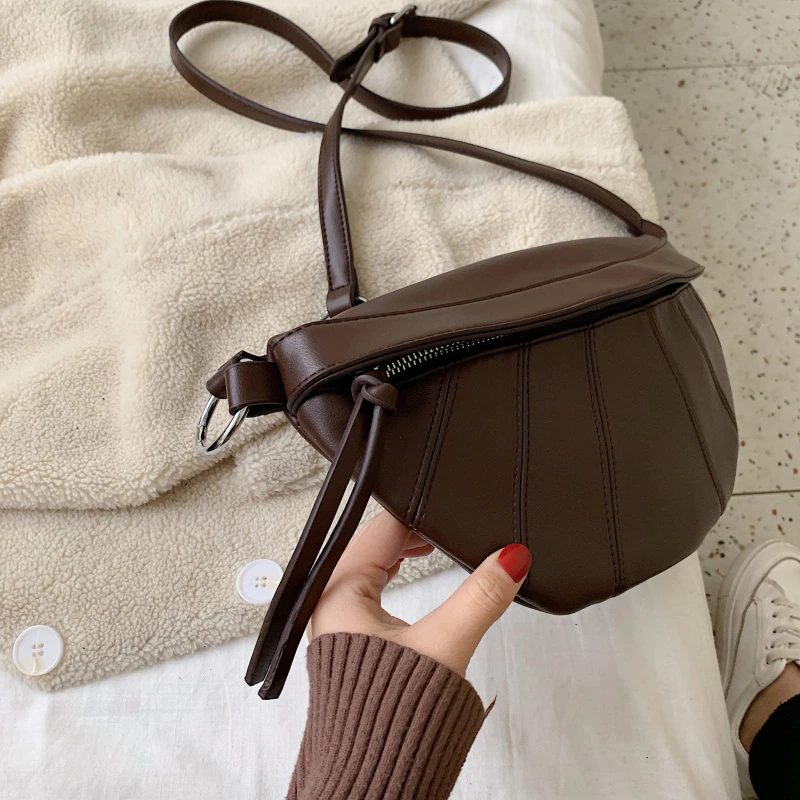 Felipe Crossbody-håndtaske I Læder Til Kvinder - Kaffe