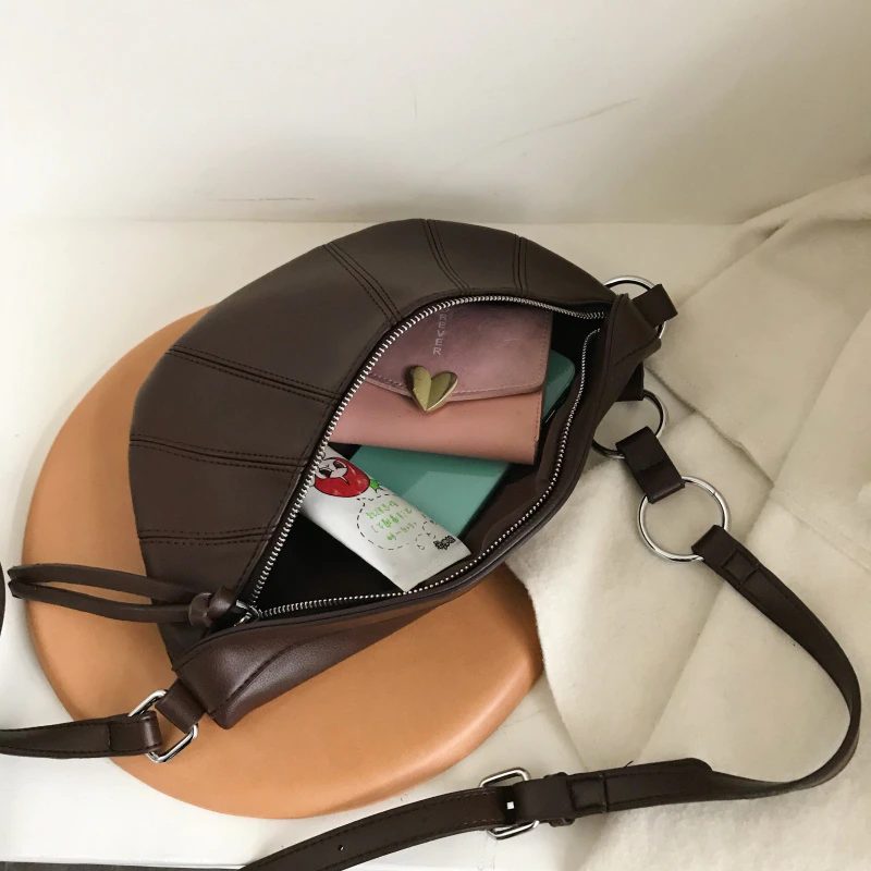 Felipe Crossbody-håndtaske I Læder Til Kvinder - Kaffe