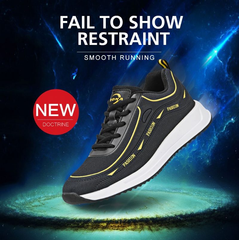 Ferran Mode Sneakers Til Mænd - Sort