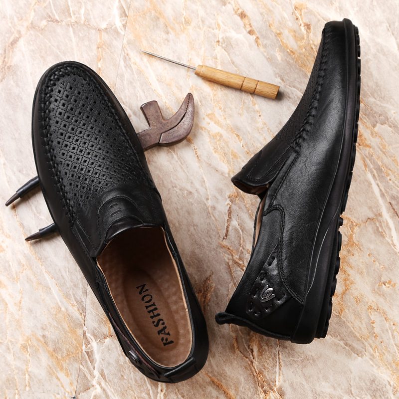 Figuer Loafers Fritidssko Til Mænd - Sort