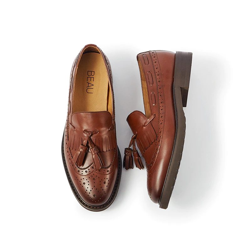 Filipo Dame Casual Læder Loafer Sorte Sko - Sort