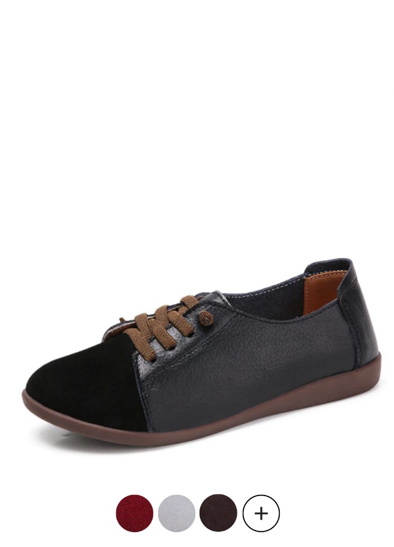 Fiore Loafers I Ægte Læder Sorte Sko