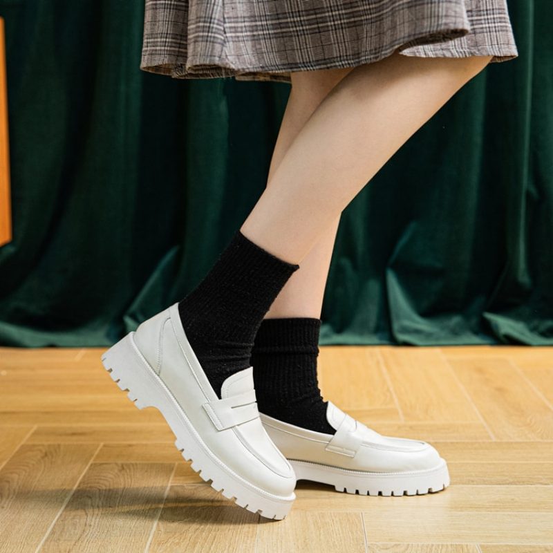 Flavia Dame Loafer Sko - Beige