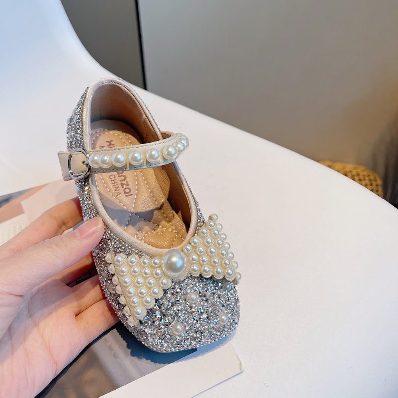 Florence Flade Sko Til Piger - Beige