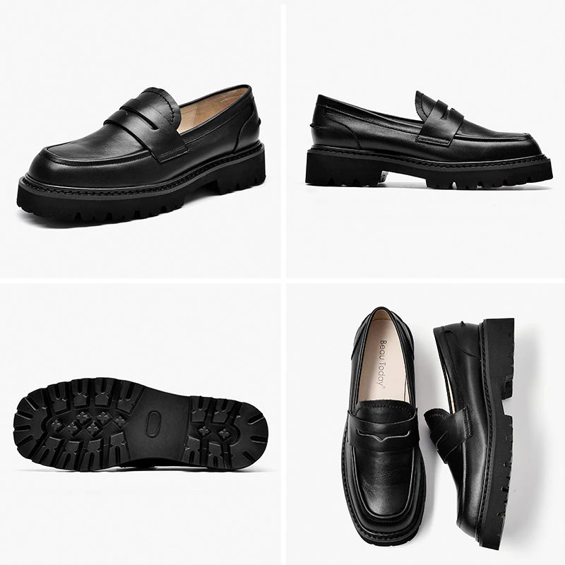 Fonsi Dame Platform Loafer - Sort