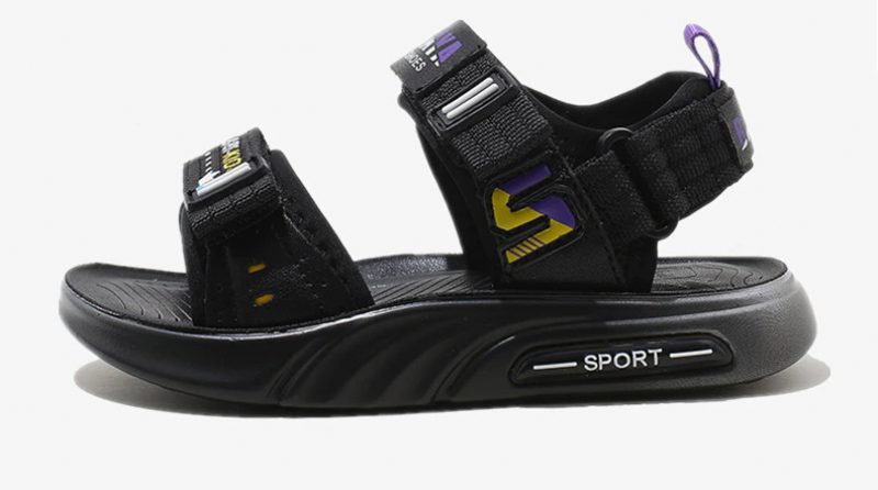 Foster Drenges Udendørs Sandal - Sort