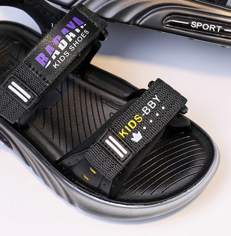 Foster Drenges Udendørs Sandal - Sort