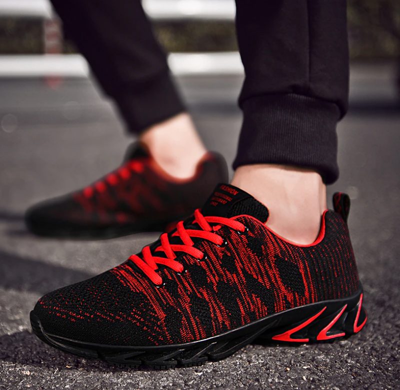 Francesc Casual Sneakers Til Mænd - Rød