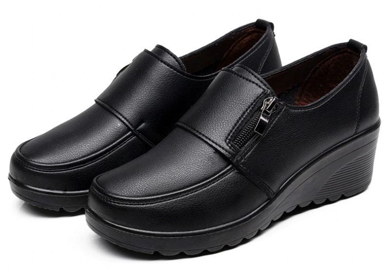Francia Wedges-sko Til Kvinder - Sort