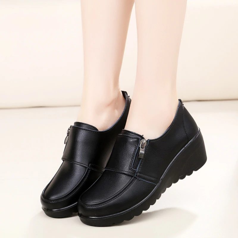Francia Wedges-sko Til Kvinder - Sort