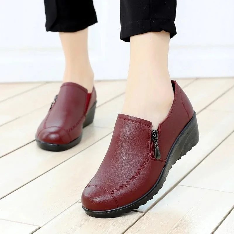 Francia Wedges-sko Til Kvinder - Sort
