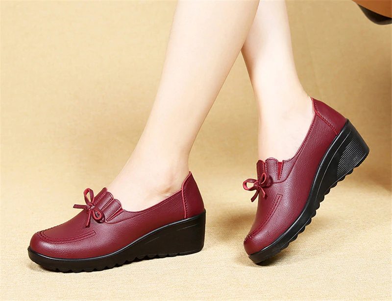 Francia Wedges-sko Til Kvinder - Sort