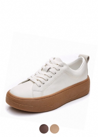 Franco Casual Sneaker I Læder Til Kvinder Med Snørebånd