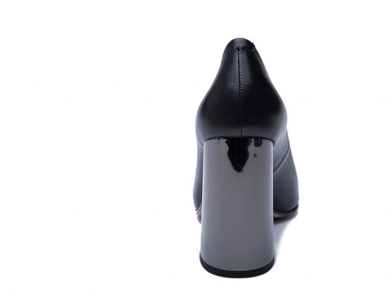 Freda Pumps - Sort ruskind