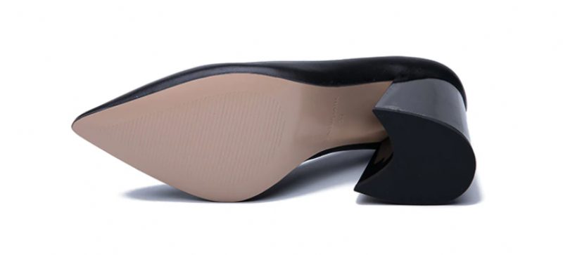 Freda Pumps - Sort ruskind
