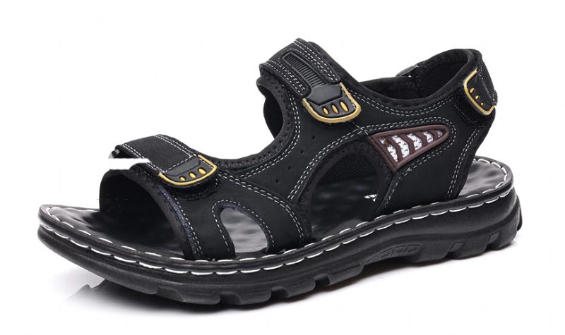 Fredo Udendørs Sandal Til Mænd - Sort