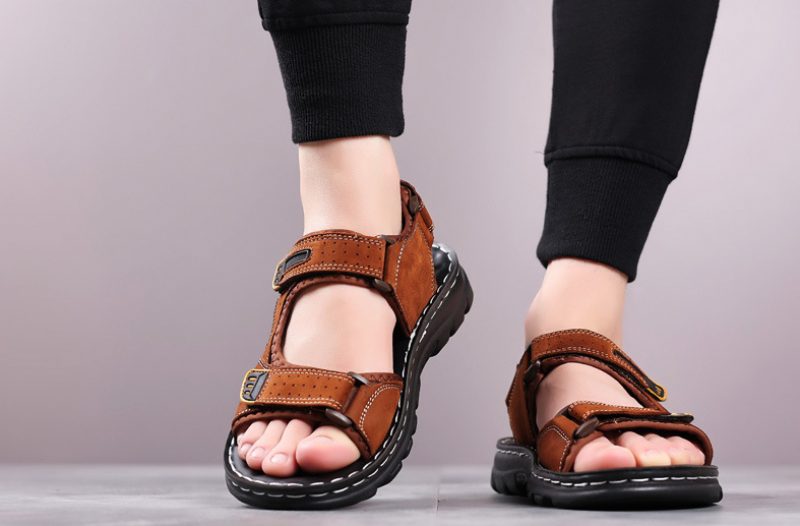 Fredo Udendørs Sandal Til Mænd - Sort