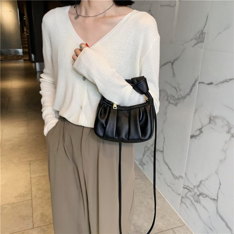 Frida Crossbody-håndtaske I Læder Til Kvinder - Blå