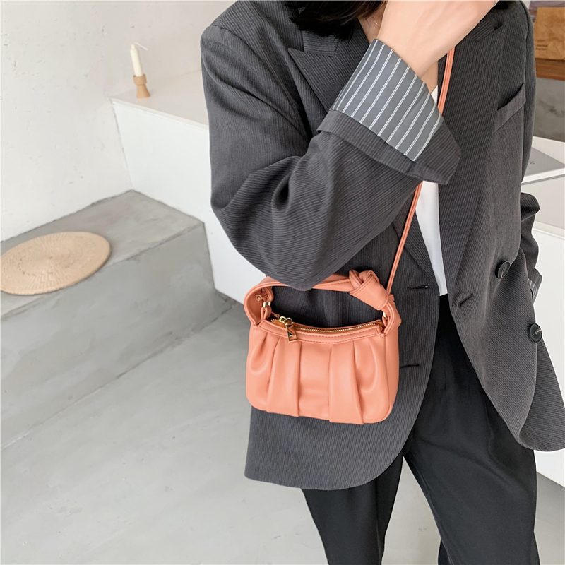 Frida Crossbody-håndtaske I Læder Til Kvinder - Blå