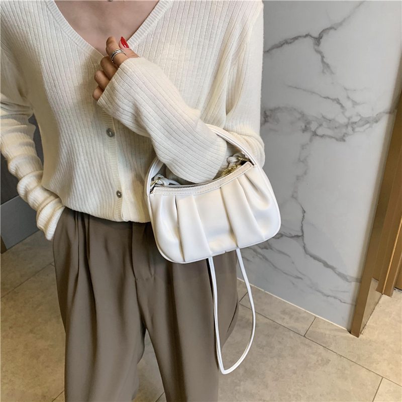 Frida Crossbody-håndtaske I Læder Til Kvinder - Blå