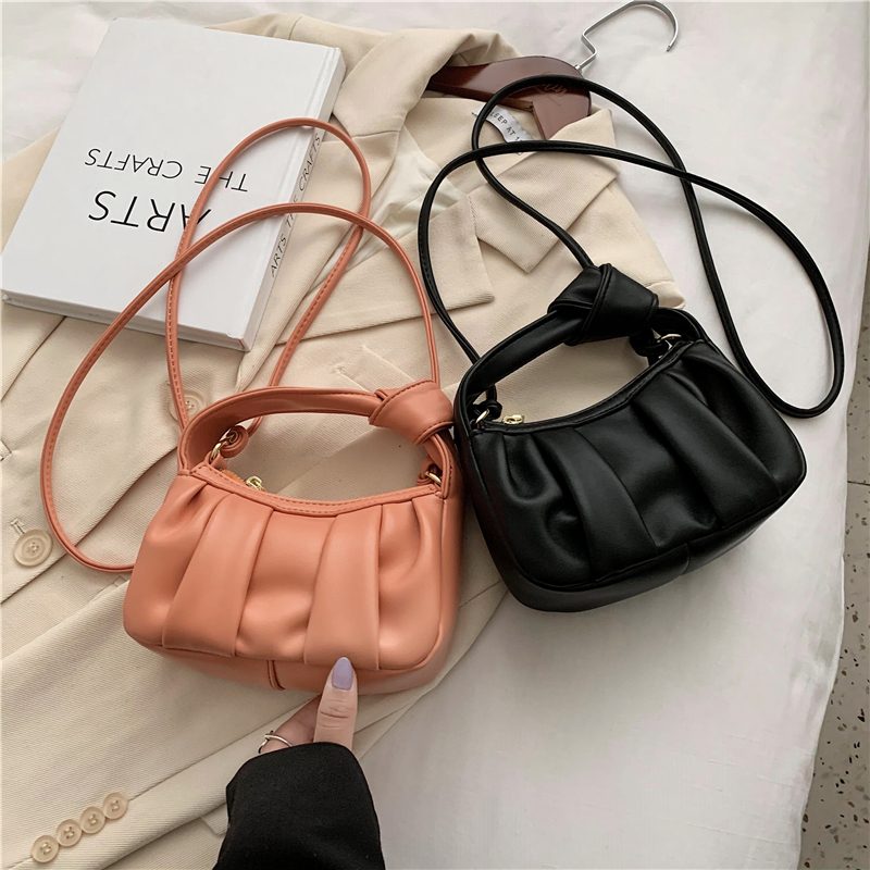 Frida Crossbody-håndtaske I Læder Til Kvinder - Blå