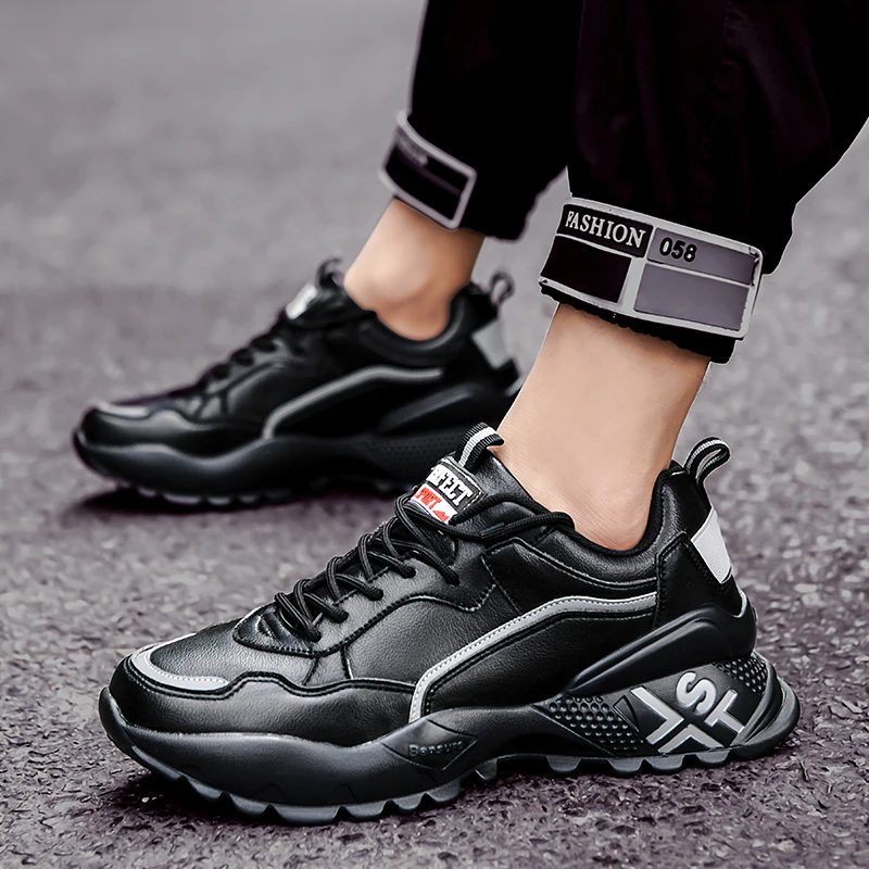 Gabriel Casual Sneakers Til Mænd - Sort