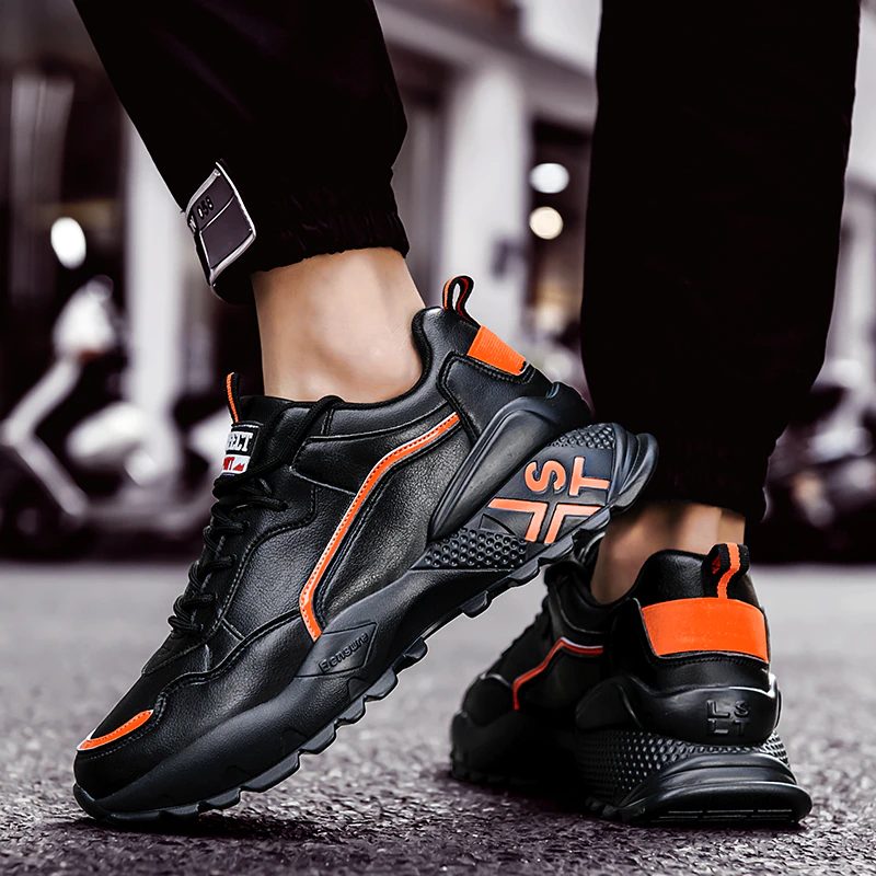 Gabriel Casual Sneakers Til Mænd - Sort