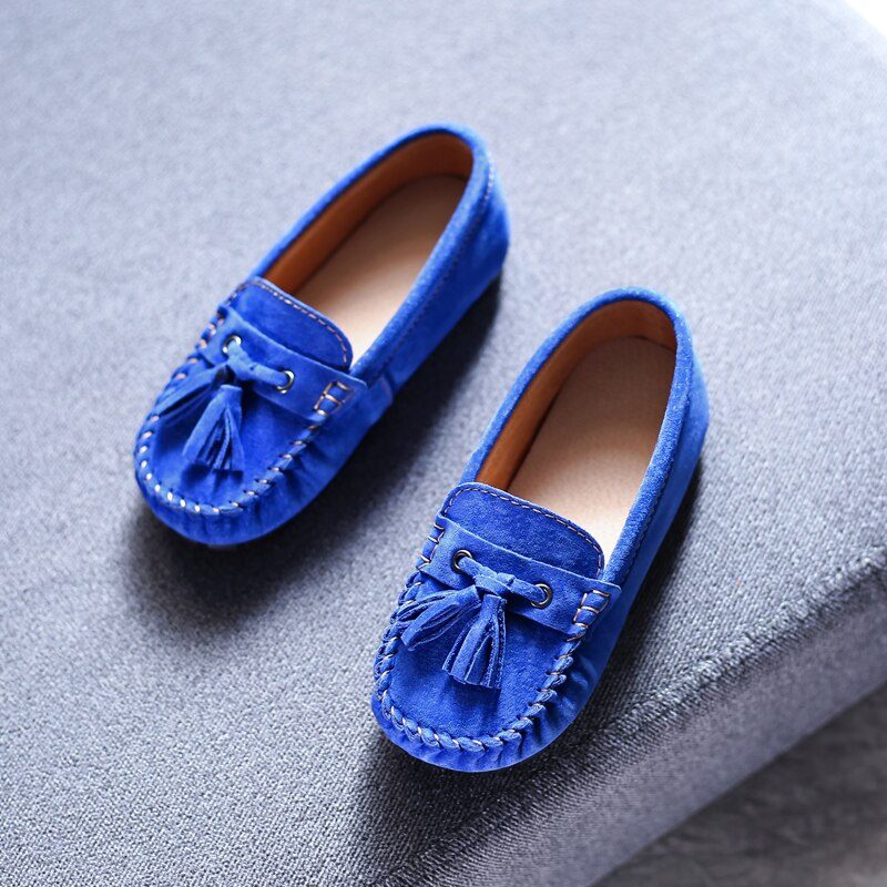 Galan Drenge Loafers Dress Sko - Orange