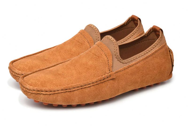 Galan Loafers Sko Til Mænd - Orange
