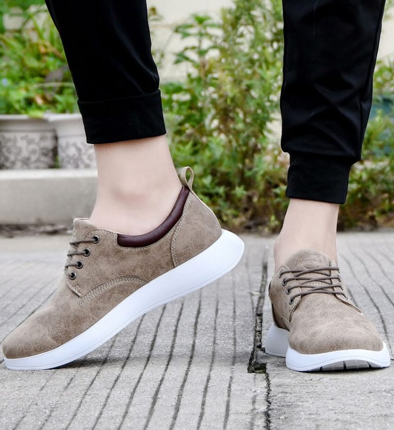 Galand Casual Sneakers Til Mænd - Khaki