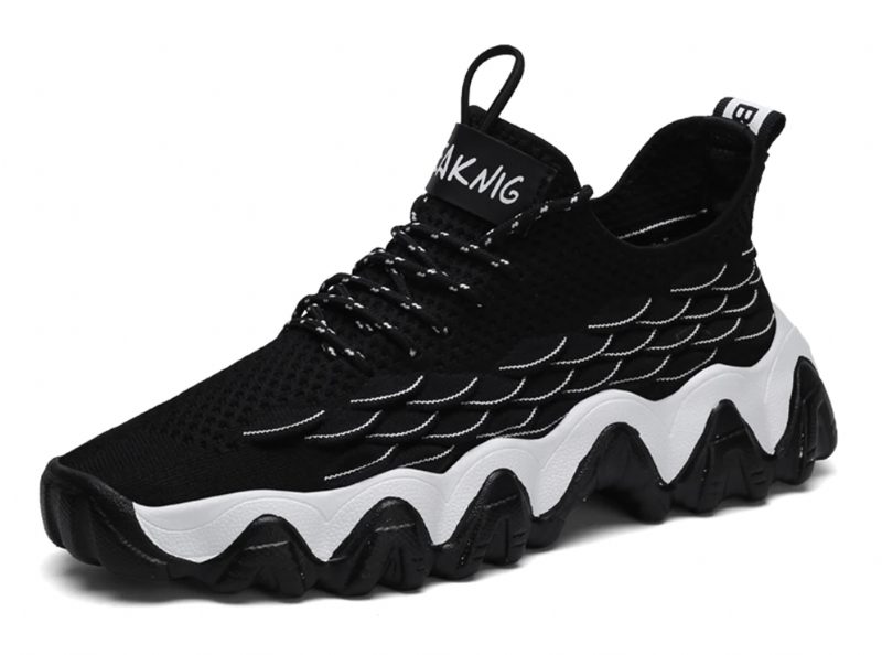Ganan Mode Sneakers Til Mænd - Sort