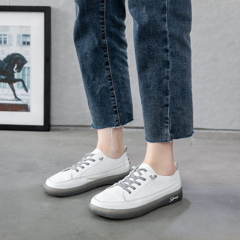 Gardel Dame Loafer Sko - Hvid