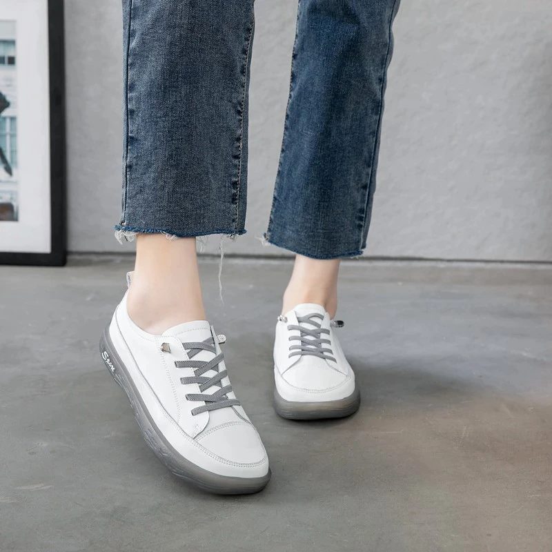 Gardel Dame Loafer Sko - Hvid
