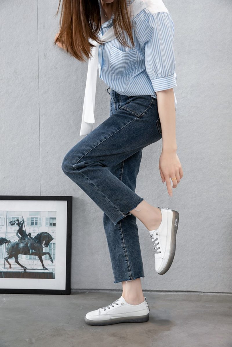Gardel Dame Loafer Sko - Hvid
