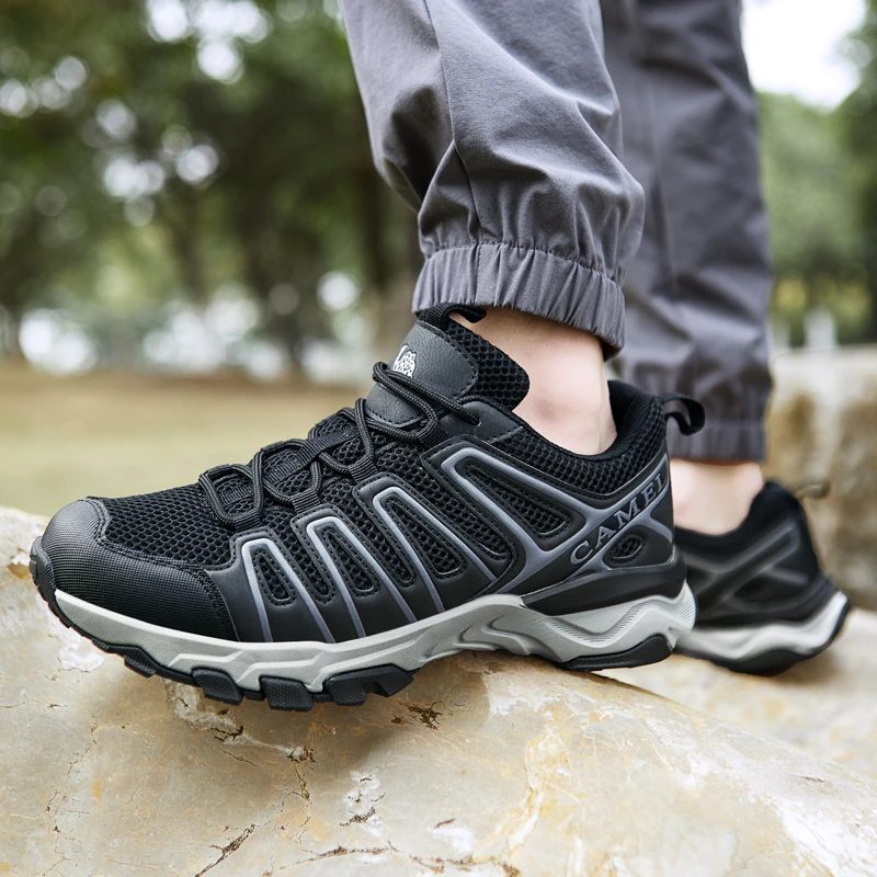 Garen Udendørs Sneakers Til Mænd - Sølv