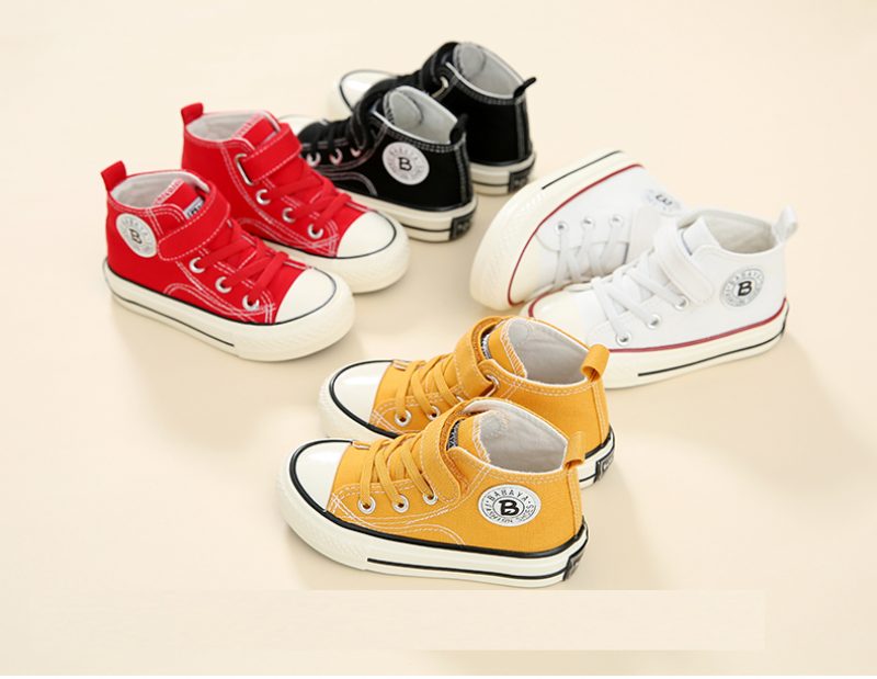 Garfi Unisex High Top Sneaker Til Børn - Rød