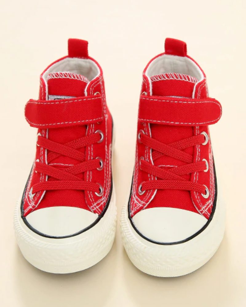 Garfi Unisex High Top Sneaker Til Børn - Rød