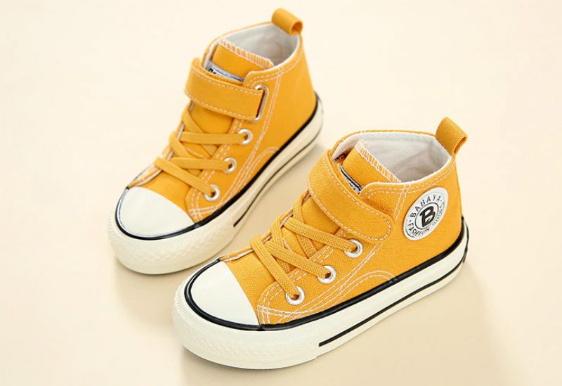 Garfi Unisex High Top Sneaker Til Børn - Rød