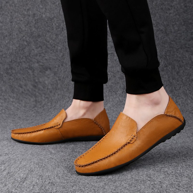 Garzon Loafers Fritidssko Til Mænd - Sort
