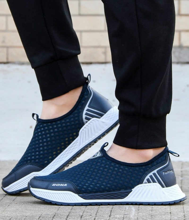 Gavin Slip-on Sneakers Til Mænd - Marineblå