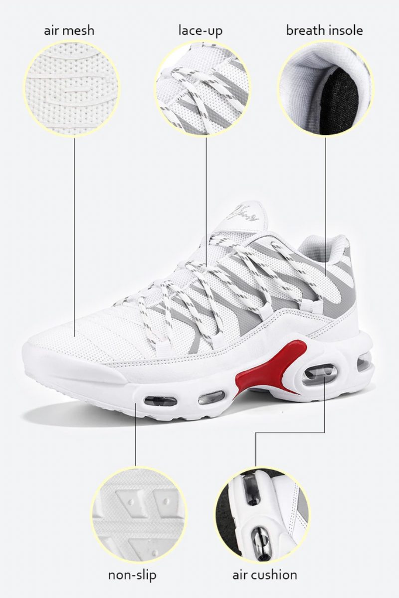 Gengar Udendørs Sneakers Til Mænd - Hvid