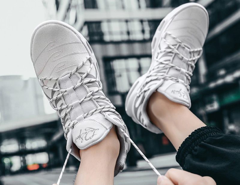 Gengar Udendørs Sneakers Til Mænd - Hvid