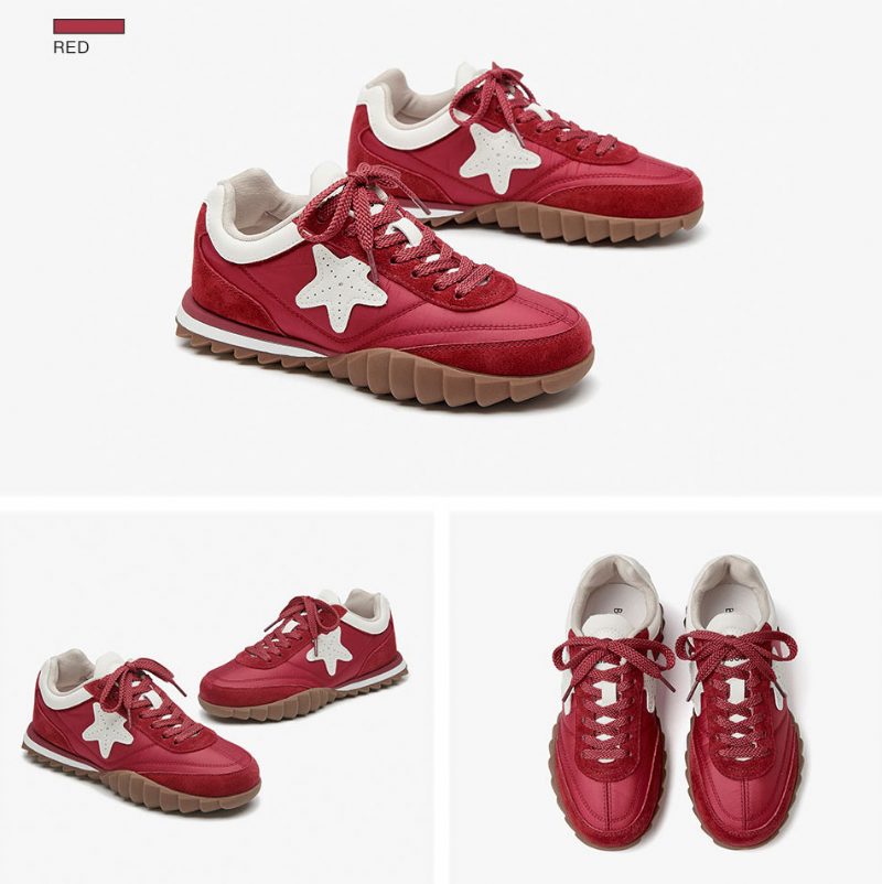 Gerda Sneaker Med Snøre Til Kvinder - Sort