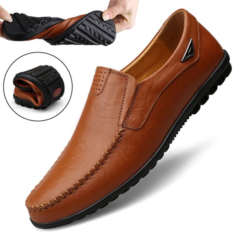 Geronimo Loafers Fritidssko Til Mænd - Orange