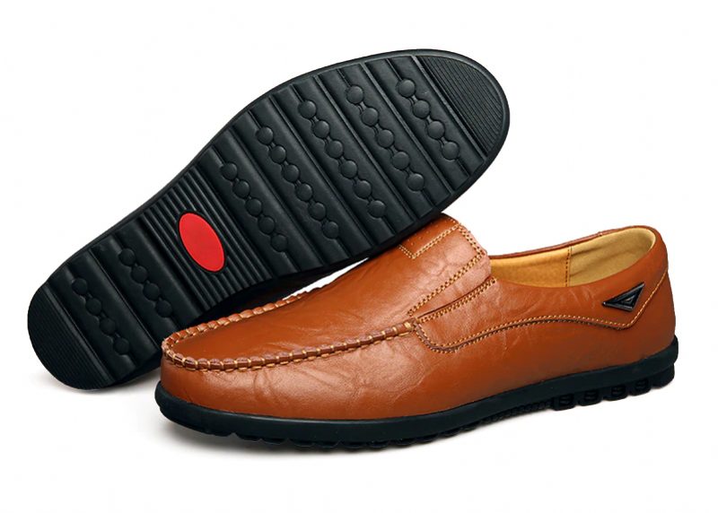 Geronimo Loafers Fritidssko Til Mænd - Orange