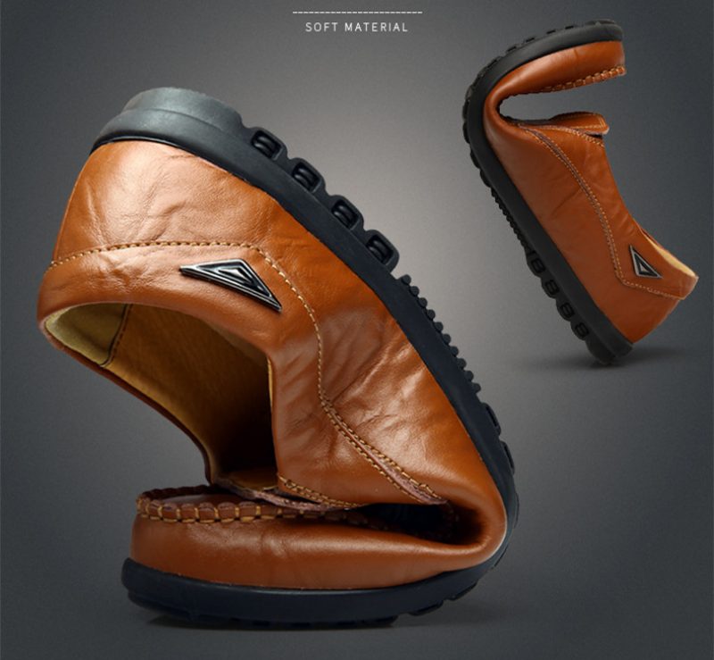 Geronimo Loafers Fritidssko Til Mænd - Orange
